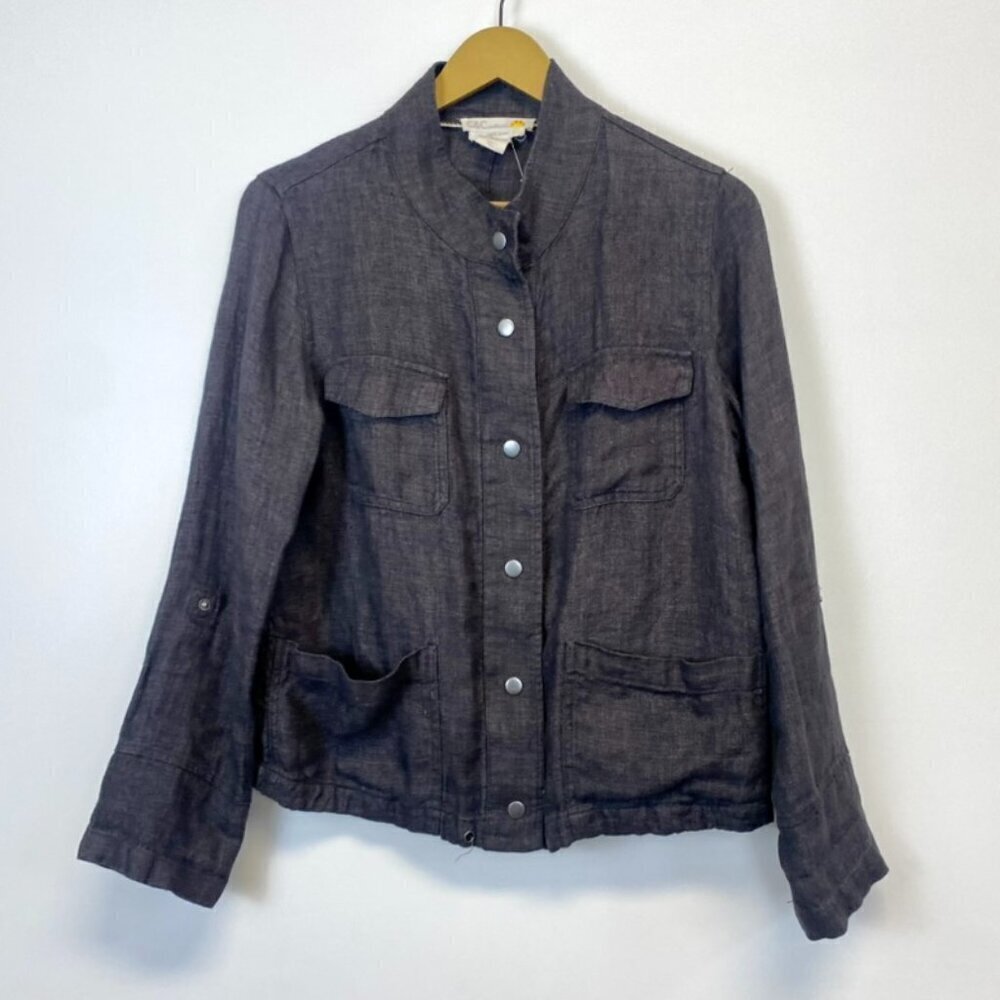 C&C California 100% Linen Jacket